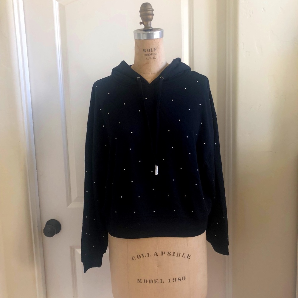 Kooples Sport Studded Sweatshirt